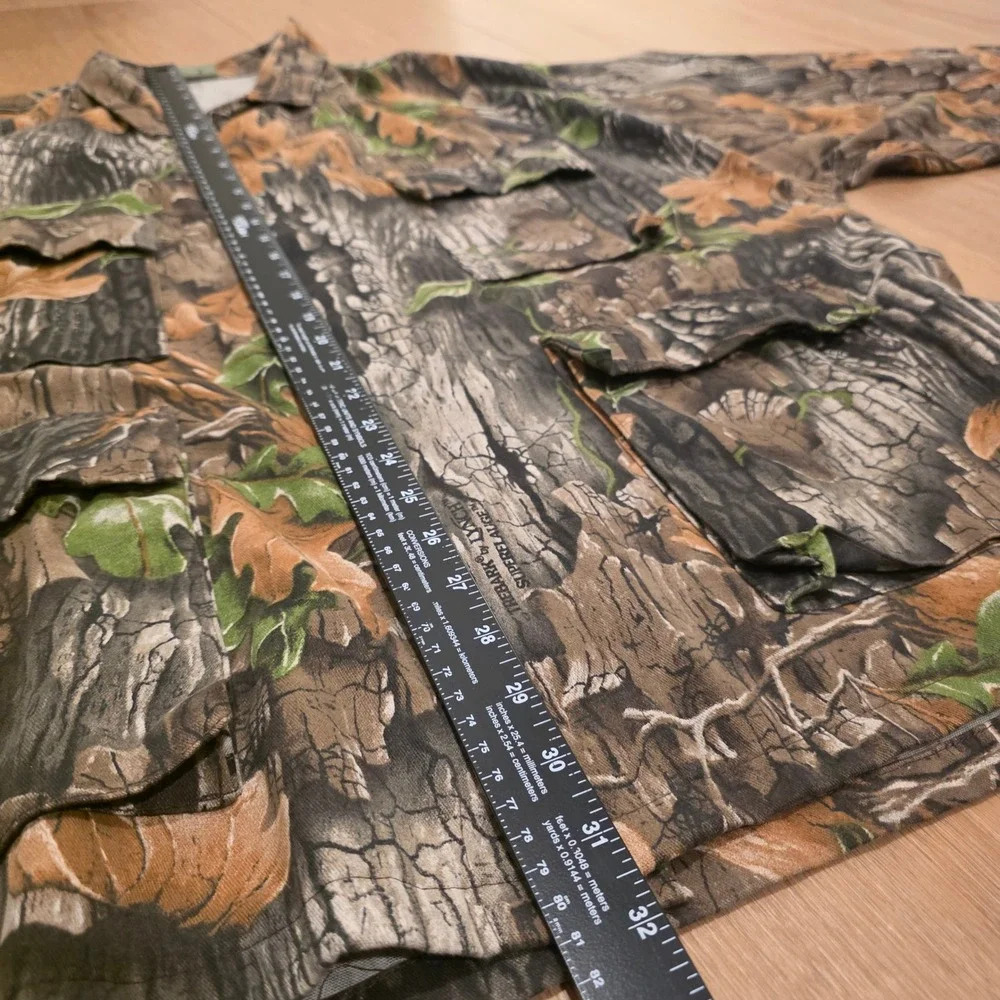 Vintage Trebark by Lynch Superflauge Camo Field Jacket Mens 2XL Camouflage 90s